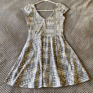 Hollister Skater Tribal Print Dress